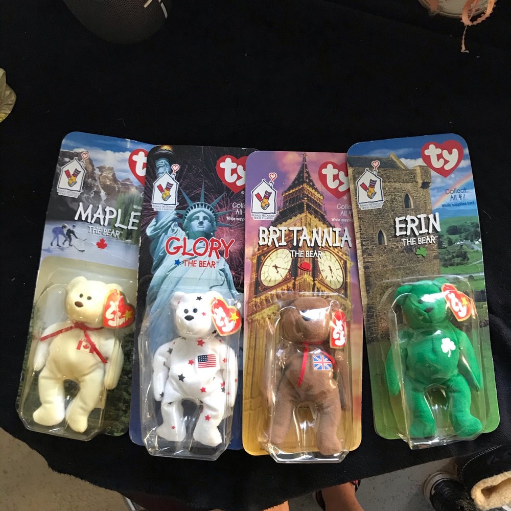 COPY - 4 International Beanie Babies